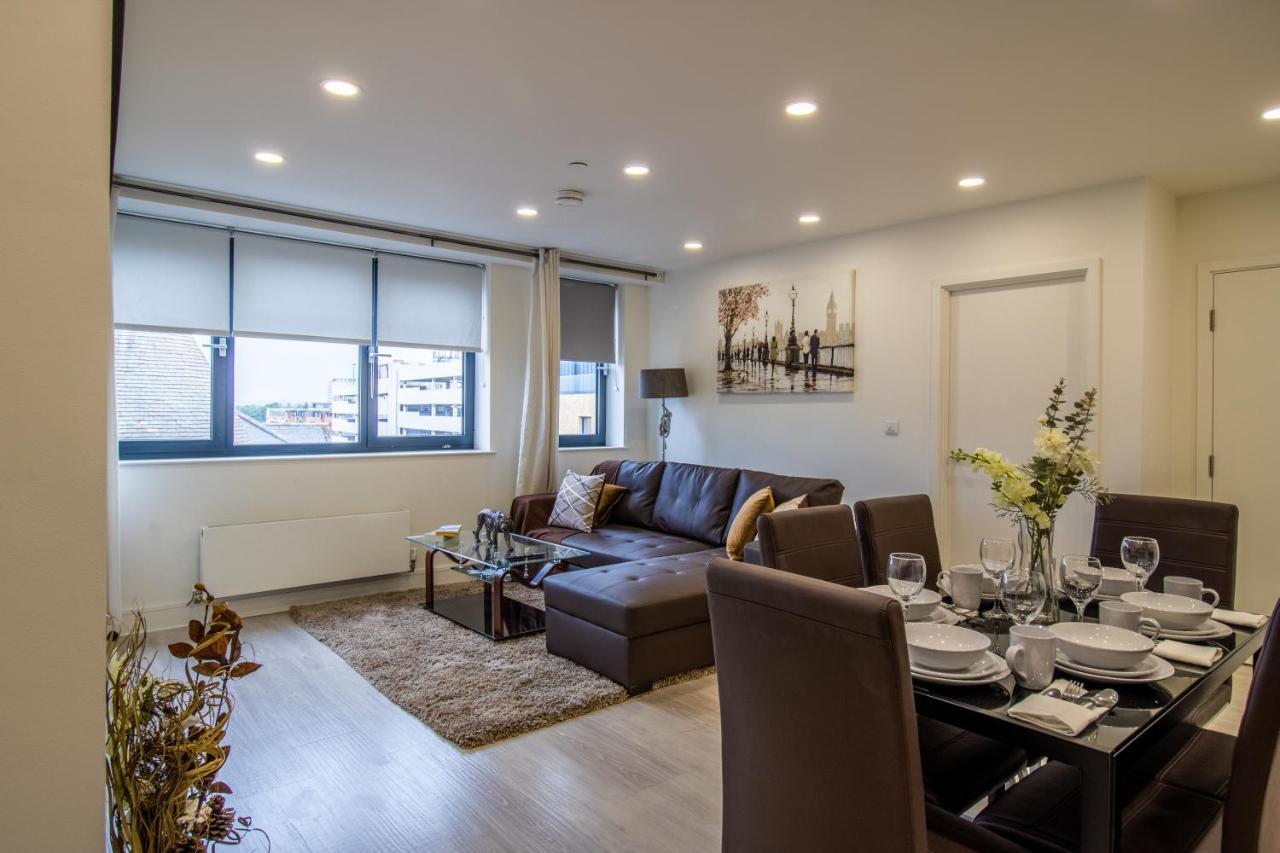 Virexxa Bedford Centre - Executive Suite - 2Bed Flat With Free Parking & Gym Exterior foto